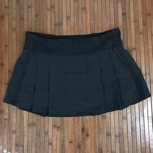 Lululemon Black Pleated Athletic Skort